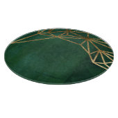 Gold- und Grüne Dschungel-Web Schneidebrett (Ecke)