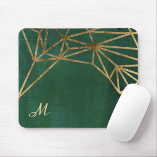 Gold- und Grüne Jungle-Web Mousepad