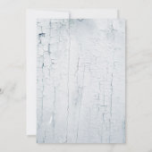 Gold und Holly | Geometrische Rustikale Weihnachte Einladung (Rückseite)