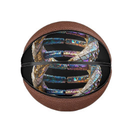 Gold- und Iris-Pearl-Luxus-Wissenschaftsdesign Mini Basketball