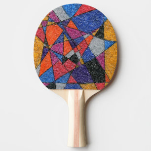 "Gold und Juwelen" Abstrakt Ping Pong Paddle Tischtennis Schläger