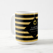 Gold-und Kaffeetasse (Vorderseite Links)