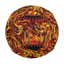 Gold und Korallen oder lebhafte rote Textur Baseball