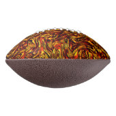 Gold und Korallen oder lebhafte rote Textur Football (Gedreht 90)