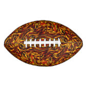 Gold und Korallen oder lebhafte rote Textur Football (Vorderseite)