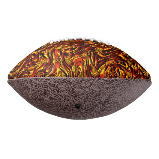 Gold und Korallen oder lebhafte rote Textur Football (Gedreht 270)