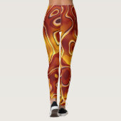 Gold und Kupfer Leggings (Rückseite)