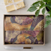 Gold-und lila Ballon-strukturiertes Kaleidoskop Seidenpapier (Geschenk)