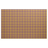 Gold und lila Hahnentrittmuster-Gewebe Stoff (Fat Quarter (45,7 x 55,9 cm))