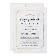 Gold und Marmor | Classic Wedding Engagement Party