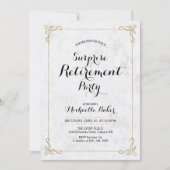 Gold und Marmor | Elegantes Party für die Unterneh Einladung (Vorderseite)