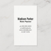 Gold und Marmor | Real Anwesen Logo Visitenkarte (Rückseite)