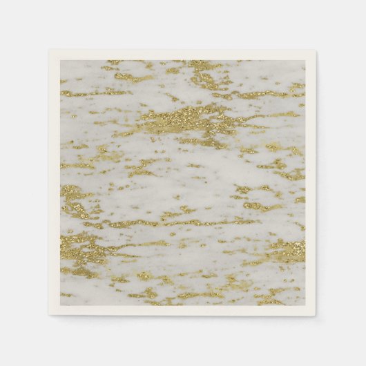 Gold und Marmor Serviette (Vorderseite)