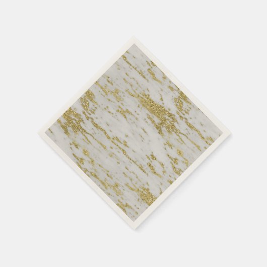 Gold und Marmor Serviette (Ecke)