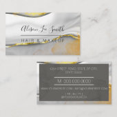 Gold und Marmor Visitenkarte (Vorne/Hinten)