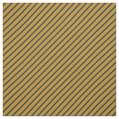 Gold- und Navy-Streifen Stoff (Muster)
