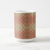 Gold und Orange Kaffeetasse (Mittel)