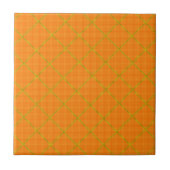 Gold und Orange Tile Fliese (Vorderseite)