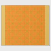Gold- und Orangenumhüllungspapier Geschenkpapier (Flach)