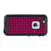 Gold und Orchid Tufted LifeProof iPhone 7 Fall Hülle (Rückseite (Horizontal))