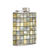 Gold- und PerlTiles Flachmann (Rechts)