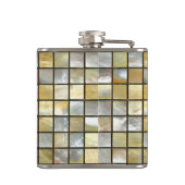 Gold- und PerlTiles Flachmann (Rückseite)