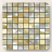 Gold- und PerlTiles Untersetzer (Vorderseite)