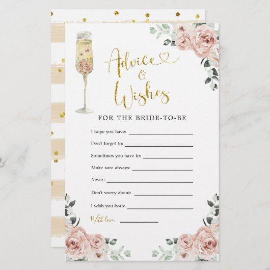 Gold und Pink Dusty Rose Soiree Beratung & Wünsche (Vorne/Hinten)
