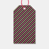 Gold und Rosa | Chalkboard Danke, Gastgeschenk Geschenkanhänger (Rückseite)