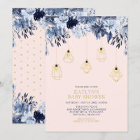 Gold und Rosa | Lights Boho chic Baby Dusche