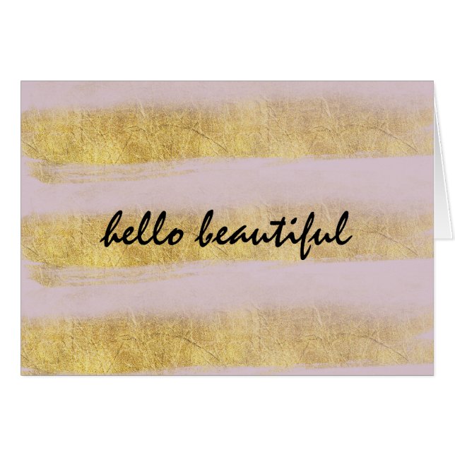 Gold und rosa Streifen (Vorderseite (Horizontal))