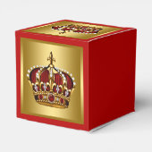 Gold und Roter Prinz Geschenkschachtel (Rückseite)