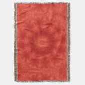 Gold und Rotes Kaleidoskop Decke (Vorderseite Vertikal)