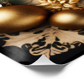 Gold- und Rotfestlichkeiten Poster (Ecke)