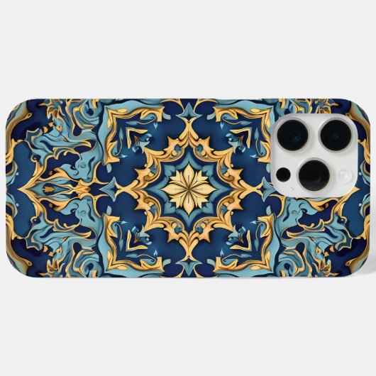 Gold und Ruby Gravur Case-Mate iPhone Hülle (Rückseite (Horizontal))