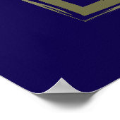 Gold und Saphire Poster (Ecke)