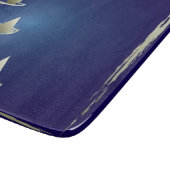 Gold und Saphire Schneidebrett (Ecke)