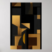 Gold und Schatten: Der Tanz von Formularen Poster (Vorne)