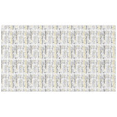 Gold und Schwarz-alles Gute zum GeburtstagConfetti Tischdecke (Vorderseite (Horizontal))