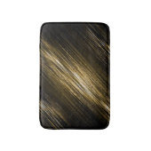 Gold und Schwarz Badematte (Vorderseite Vertikal)