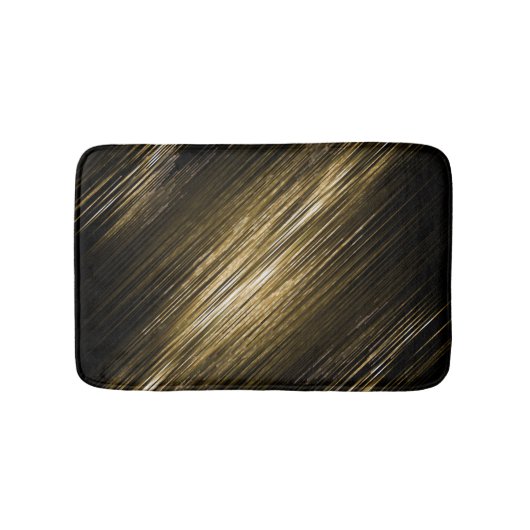 Gold und Schwarz Badematte (Vorderseite)