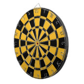Gold und Schwarz Dartscheibe (Vorderseite rechts)
