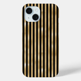 Gold und Schwarz gestreifte iPhone-Hülle Case-Mate iPhone Hülle