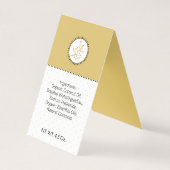 Gold und Schwarz, hausgemachte Bath & Body-Label | (Rückseite)