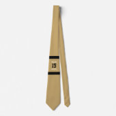 Gold und Schwarz Krawatte (Vorderseite)