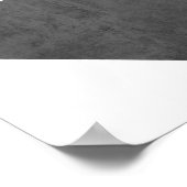 Gold und Schwarz Moderne minimale geometrische Kun Poster (Ecke)