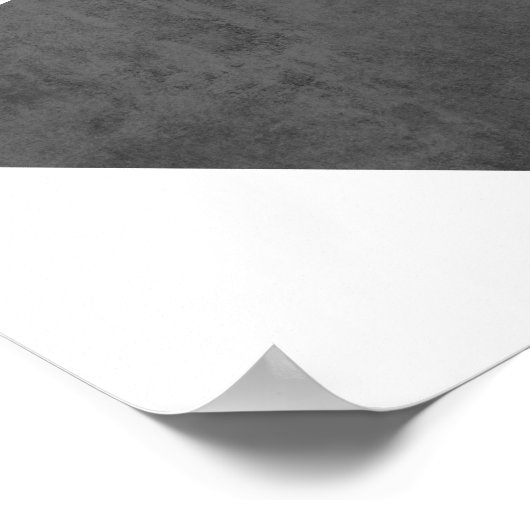 Gold und Schwarz Moderne minimale geometrische Kun Poster (Ecke)