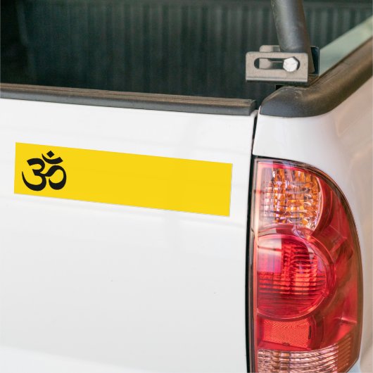 Gold und Schwarz-Om-Symbol Autoaufkleber (Auf Lkw)
