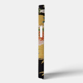 Gold und schwarz-orientalisch-japanischer Kimono F Case-Mate iPhone Hülle (Rückseite / Rechts)