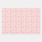 Gold- und Schwarz-Winter-Schneeflocken Geschenkpapier Set (Vorderseite 2)